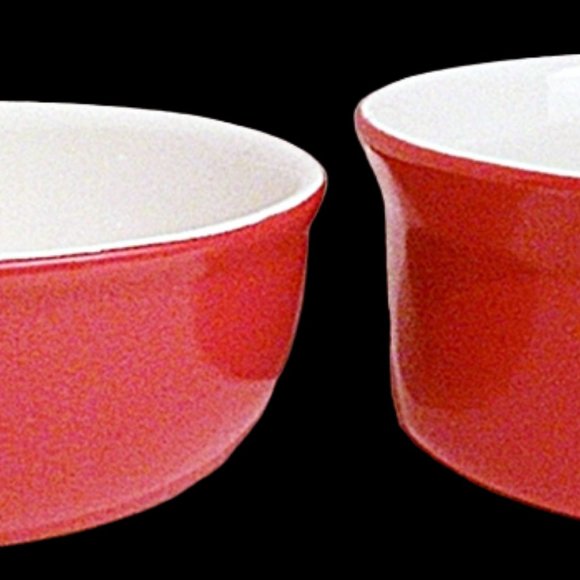Red Cookware, 3pc Bakeware Set, Baking Pot, Cooking Pot, Small Baking Dish - Picture 6 of 13